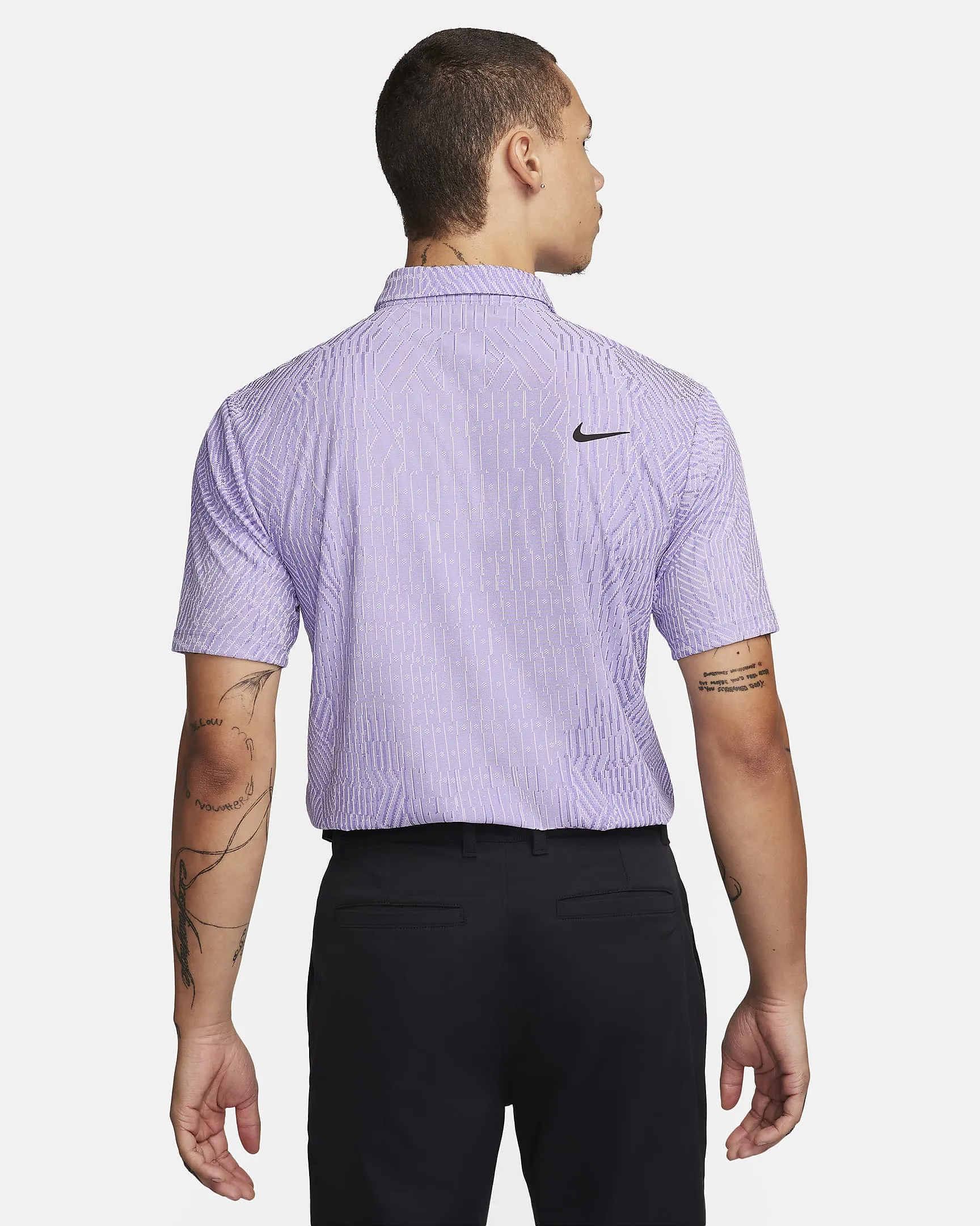 Nike Tour Men's Dri-FIT ADV Golf Polo - Space Purple/Black