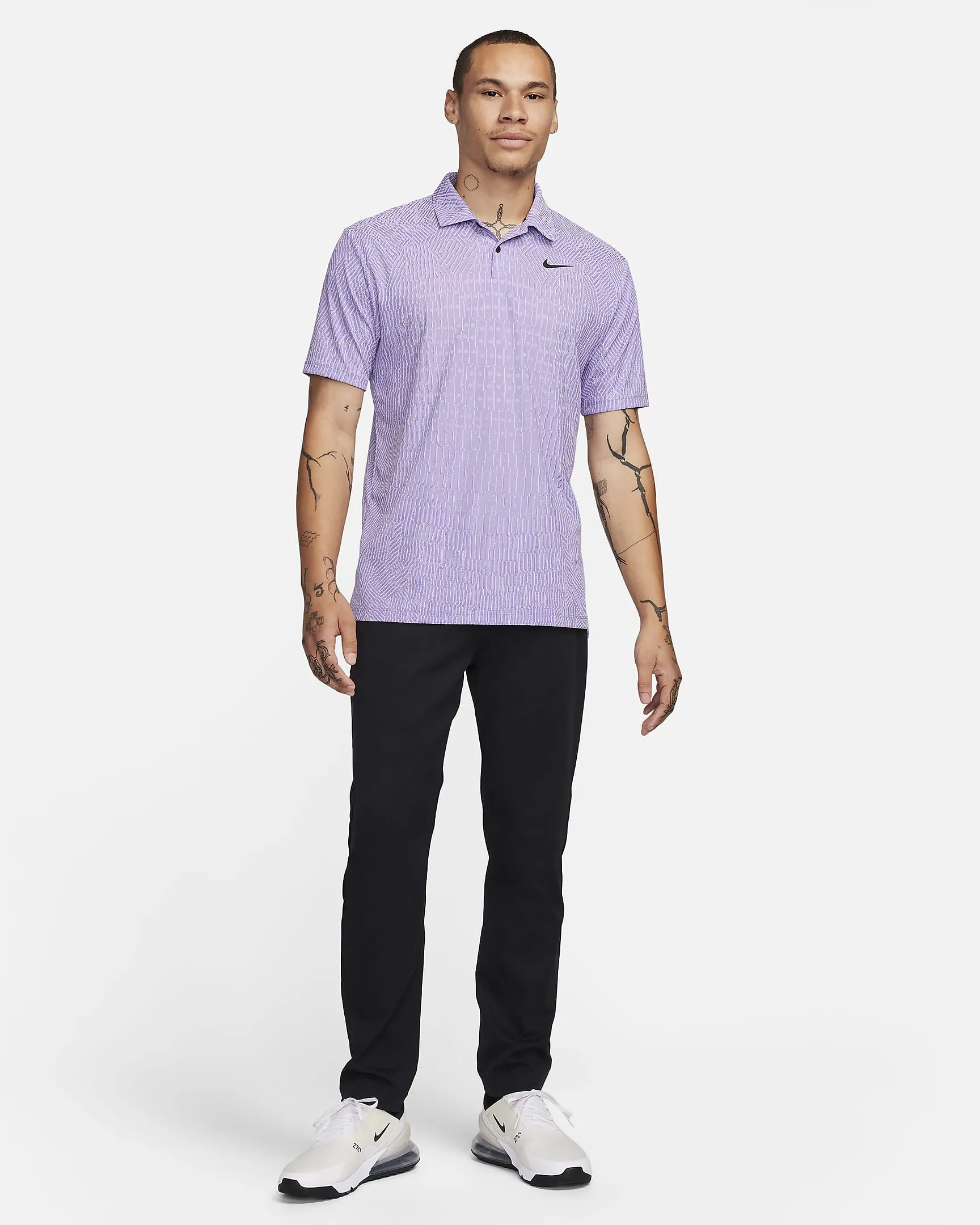 Nike Tour Men's Dri-FIT ADV Golf Polo - Space Purple/Black