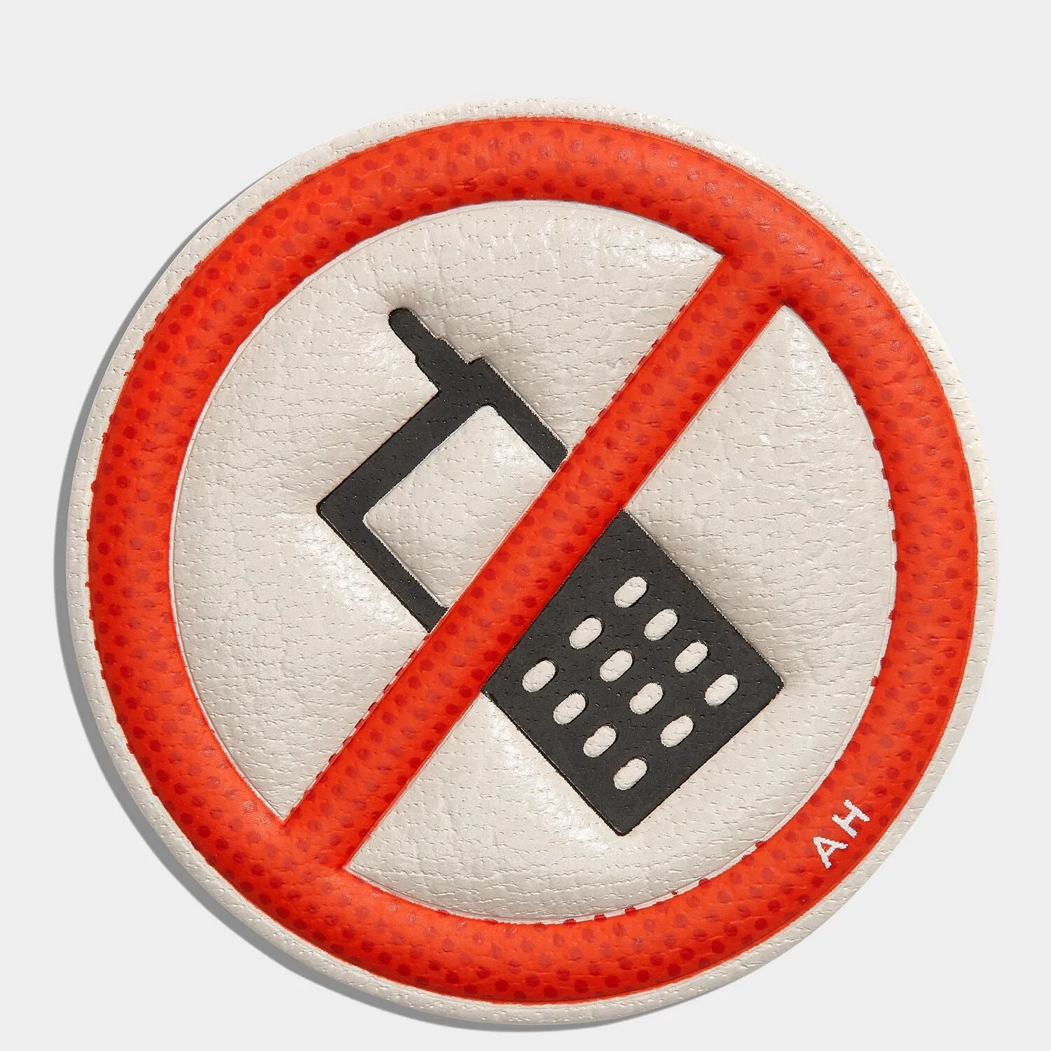 No Mobiles Leather Stickers