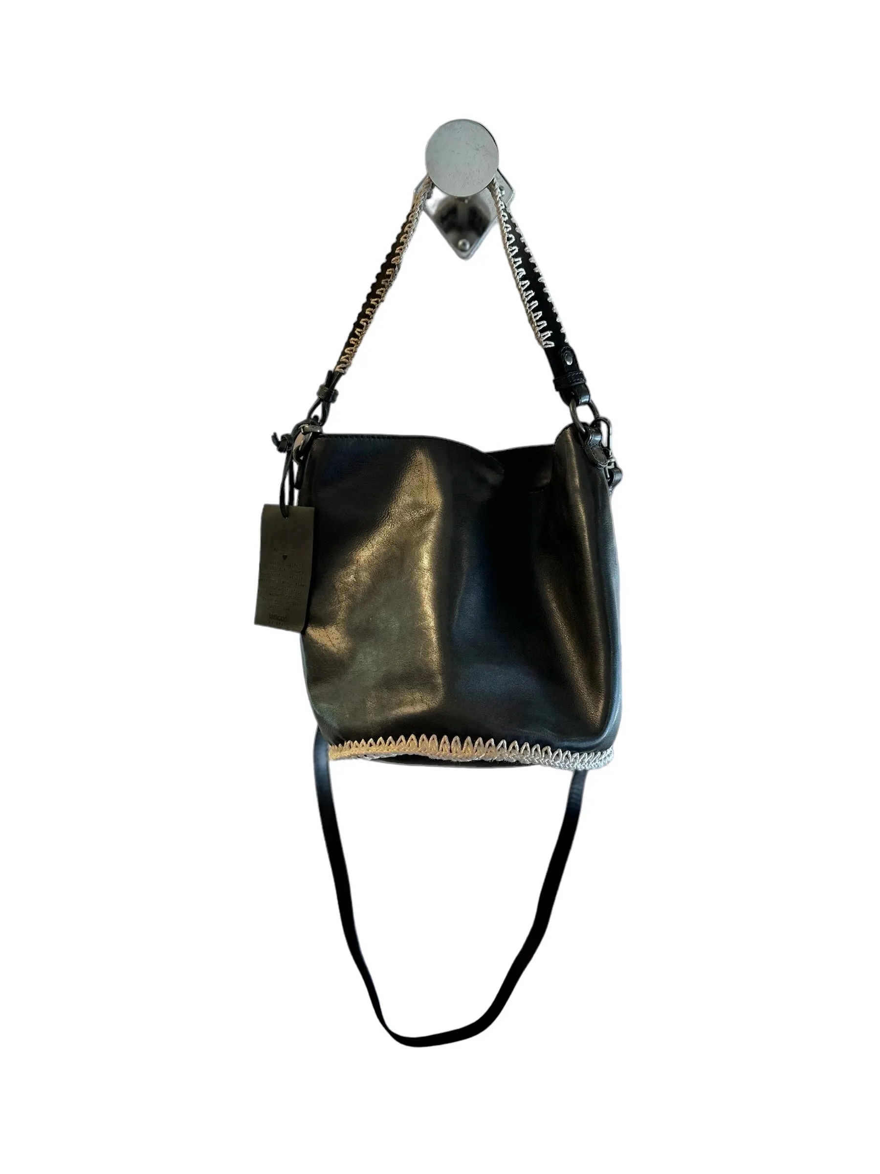 Patsy Bucket Bag in black by Latico