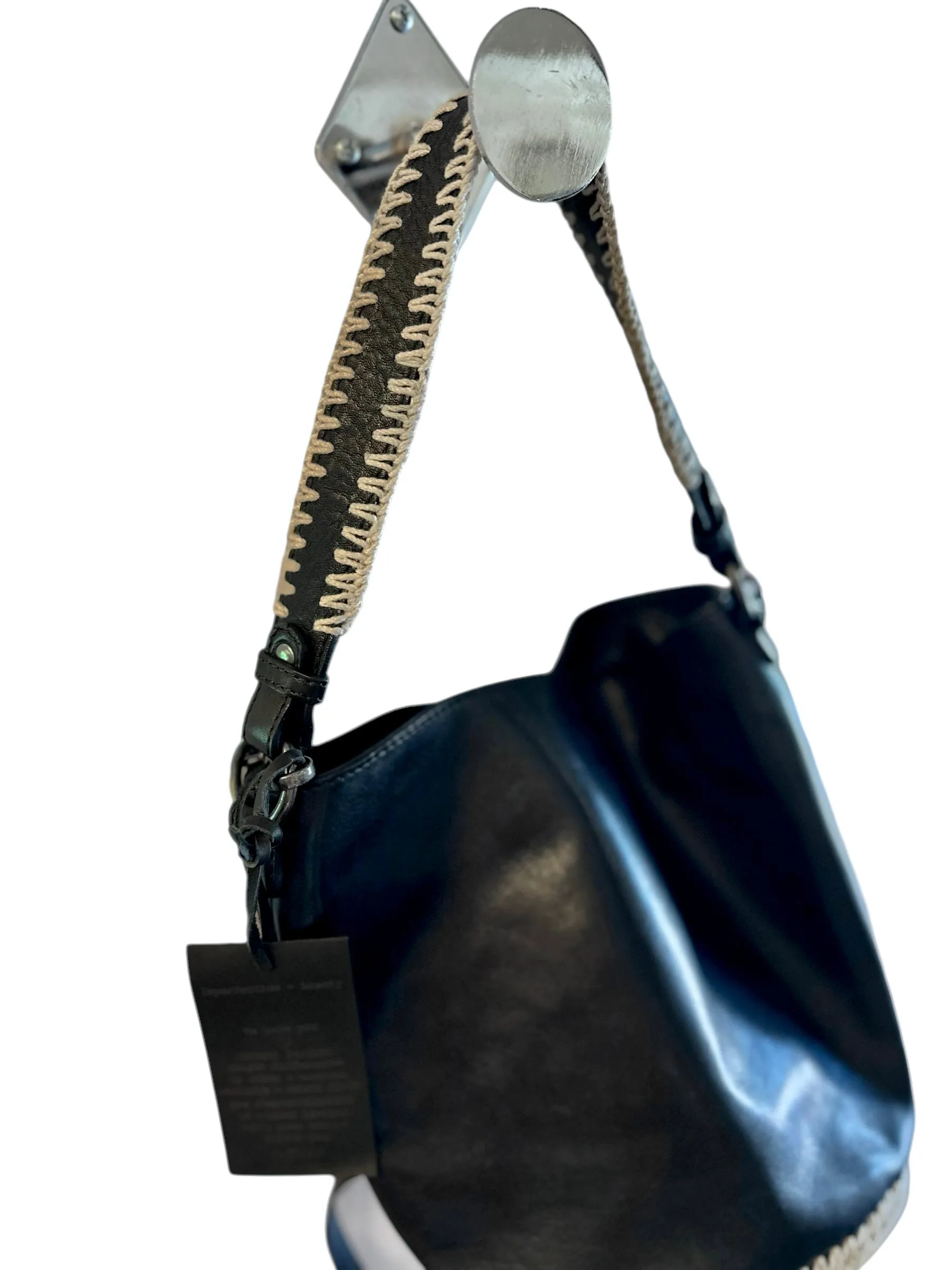 Patsy Bucket Bag in black by Latico