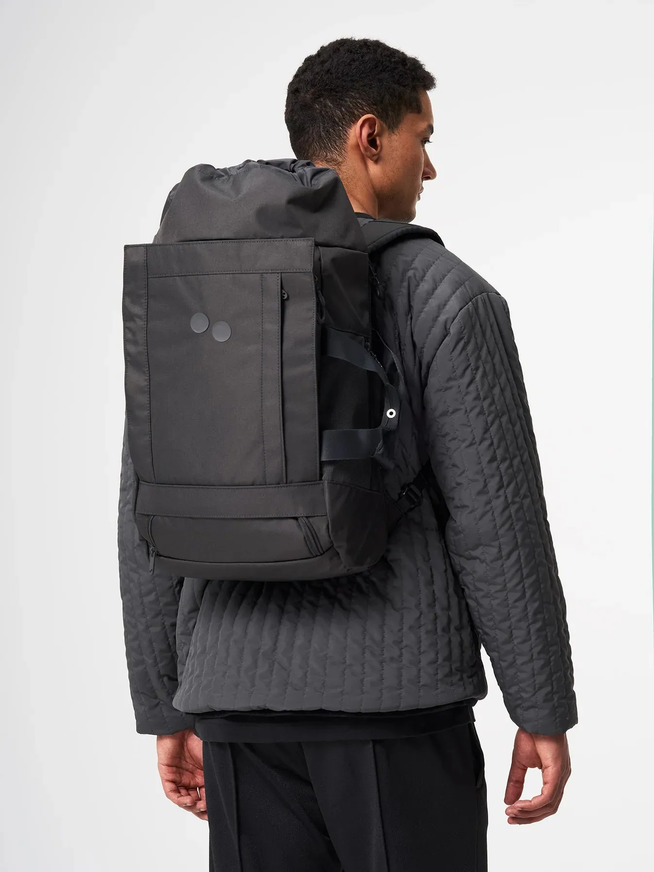 pinqponq Blok Medium Backpack Deep Anthra