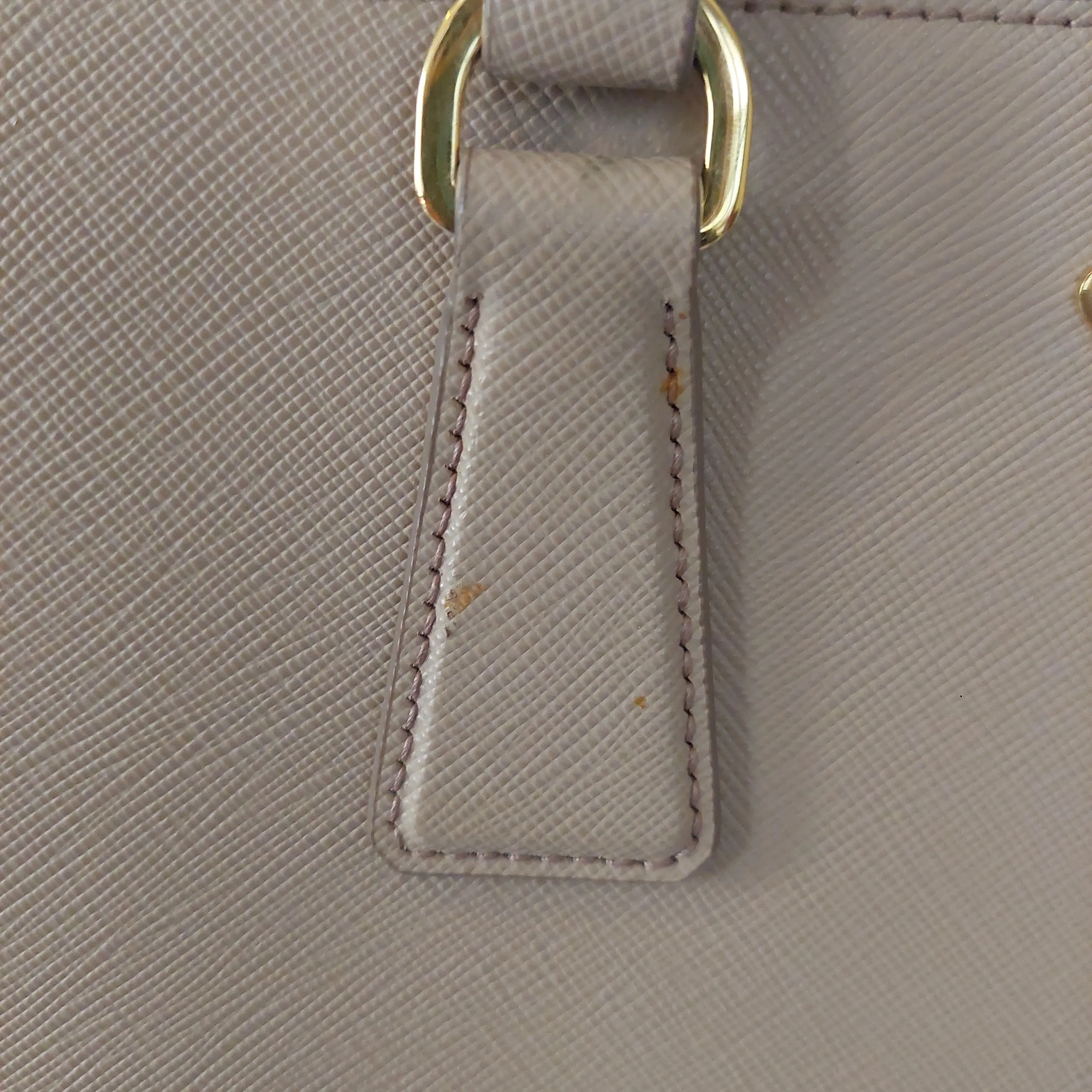 Prada Beige Leather Galleria Tote Bag | Like New |