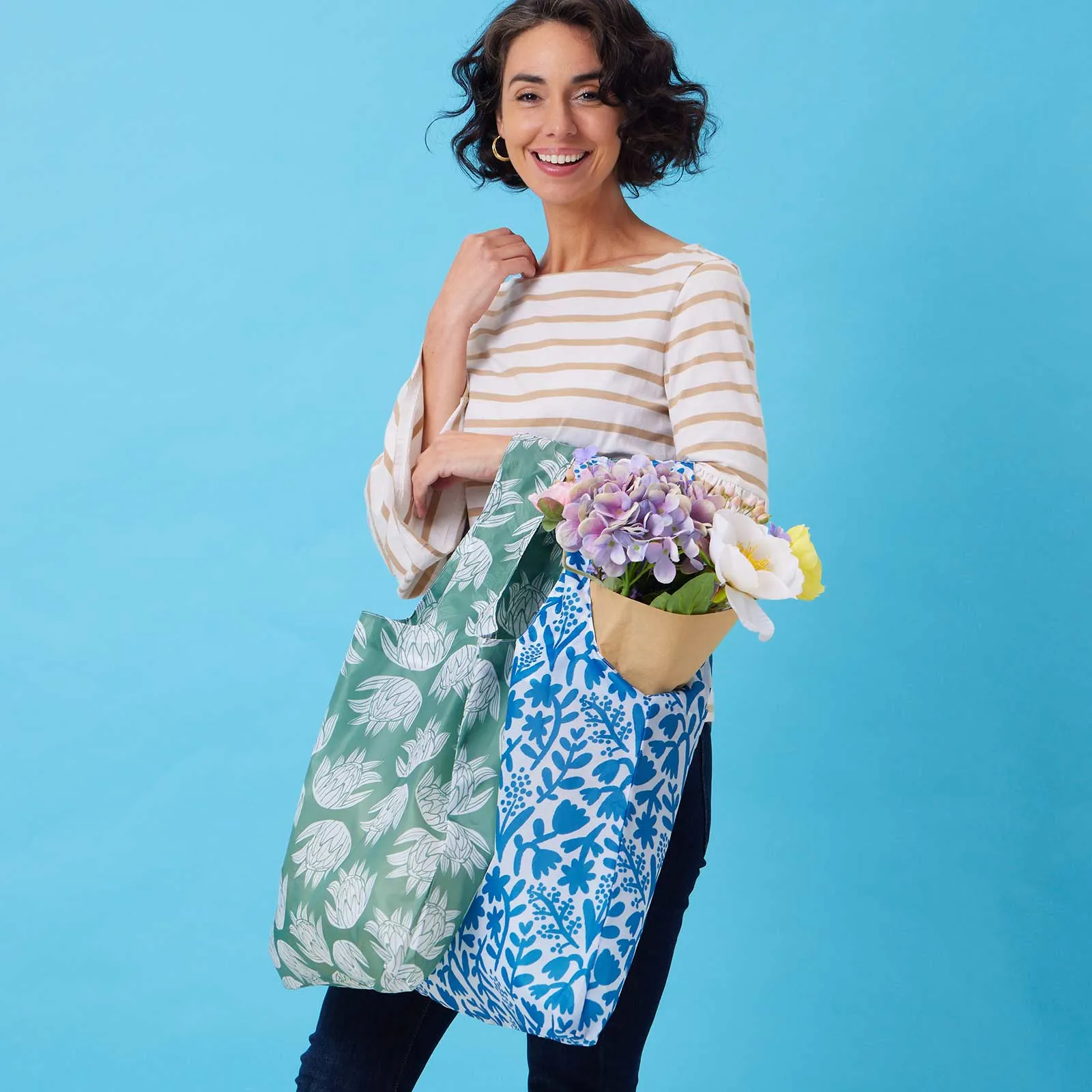 Protea Blu Bag Reusable Shopping Bag - Machine Washable