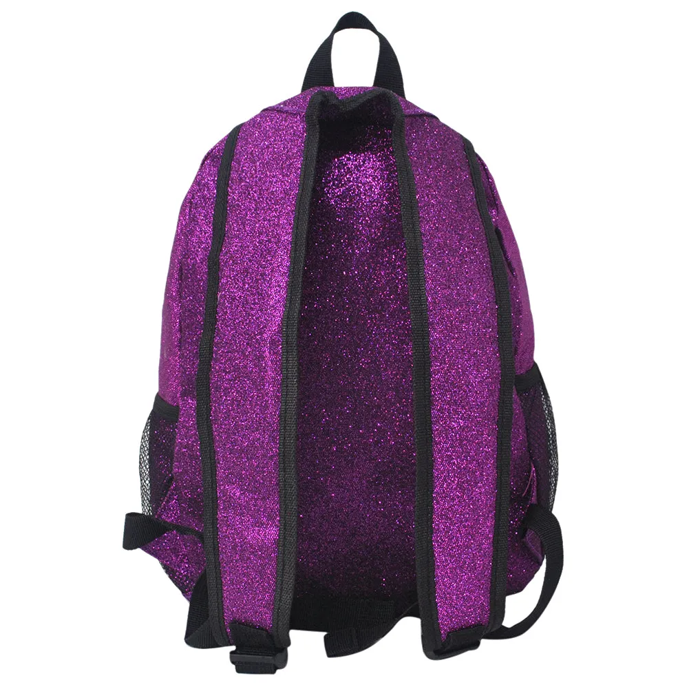 Purple Glitter Medium Size NGIL Backpacks For Gymnastics and Cheer Competition