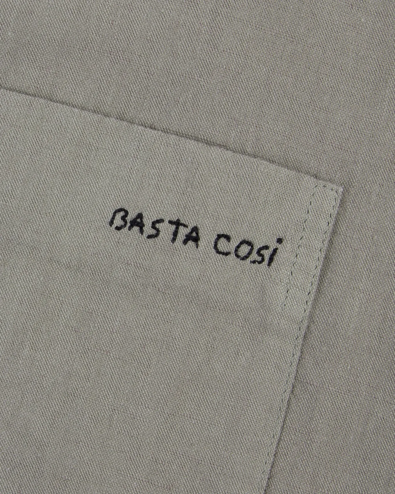 "Basta Cosi" linen & cotton carnot shirt