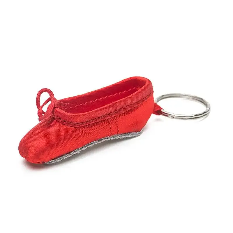 Satin Pointe Shoe Key Chain