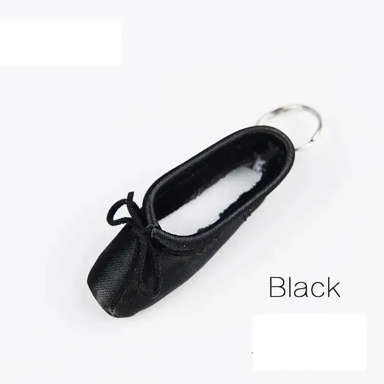 Satin Pointe Shoe Key Chain