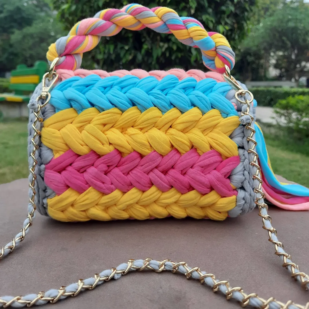 Shiroli Handmade Designer Color-Pop Bag