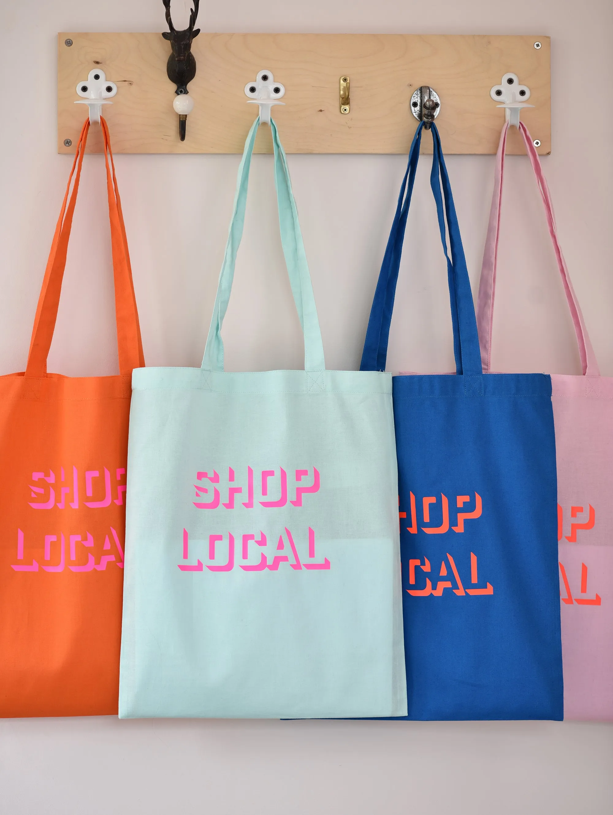 SHOP LOCAL BAG ORANGE