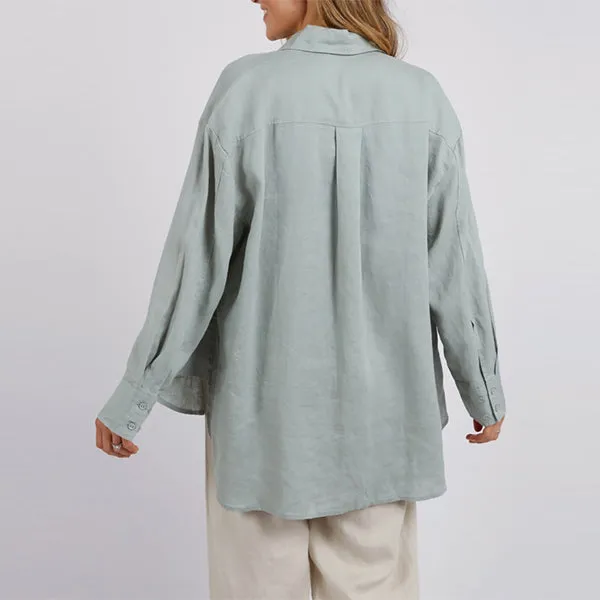 Sorrento Shirt - Sage Green