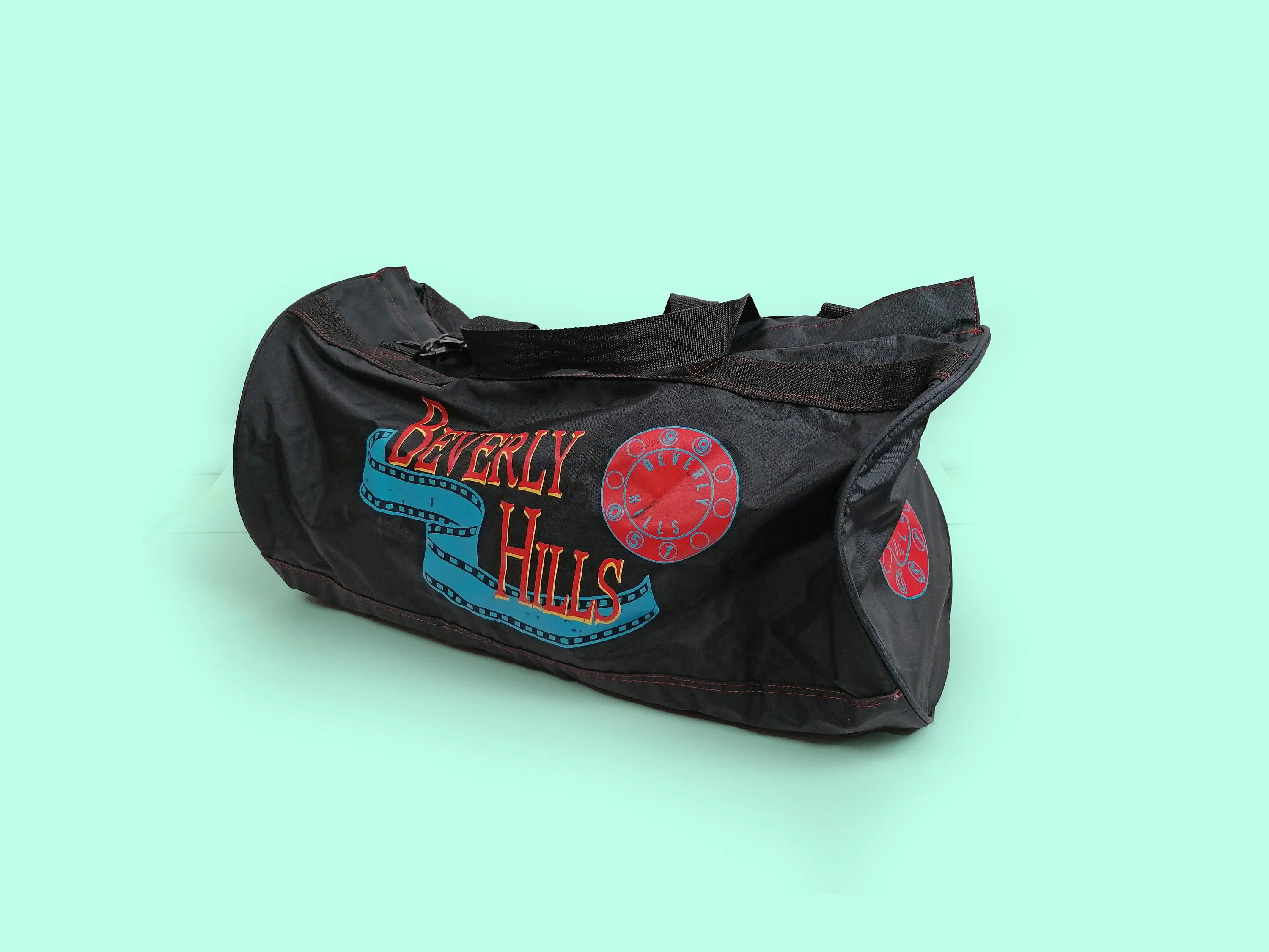 Vintage 90's BEVERLY HILLS Big Duffel Bag