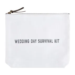 Wedding Day Survival Kit Canvas Pouch